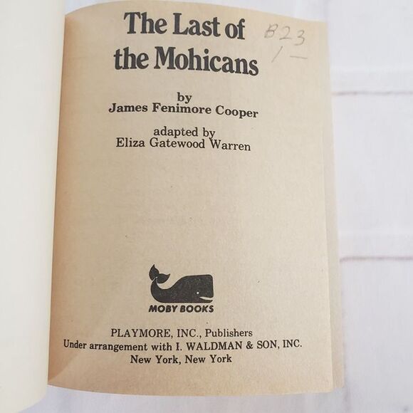 Vintage Illustrated Classis The Last of the Mohicans Mini PB Book Adapted Kids - Picture 5 of 8